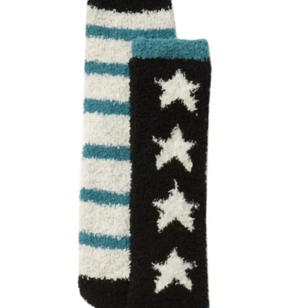 Free Press Fuzzy Socks Micro Crew Pack of 2
